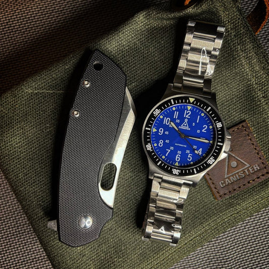 Watch Roll - Waxed Canvas - Canister Watches